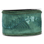 Декоративная лента Emerald Windsor: Turquoise luxury 1000*6.5 см