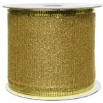 Декоративная лента с блестками Liafrolly 270*6 см золотая