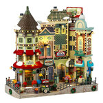 Фасад Рождественский базар 27*26 см, подсветка, на батарейках