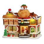 Светящаяся композиция Закусочная с Яблочными Клецками 20*17 см, подсветка, на батарейках