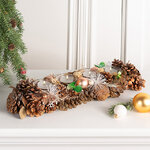 Подсвечник из шишек Ротондо 46 см