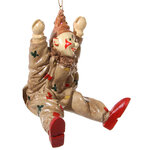 Елочная игрушка Клоун в Красных Ботинках, 10 см, подвеска