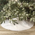 Юбка для елки Снежная с перламутровой посыпкой 100 см