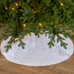 Юбка под елку Снежная с инеем 100 см