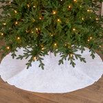 Юбка под елку Снежная с инеем 150 см