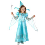 Карнавальный костюм Сказочная Фея, голубой, рост 122 см