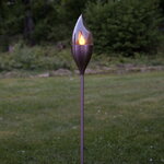 Садовый солнечный светильник Solar Olympus 115*8.5 см медный, IP44