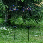 Садовый светильник на солнечной батарее Solar Glory Firework 100*26 см, 90 разноцветных LED ламп, IP44