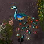 Садовый светильник Павлин на солнечной батарее 80 см, IP44