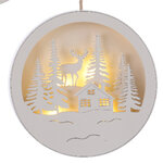 Декоративный светильник White Forest - Лесная история 14 см, на батарейках