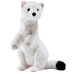 Мягкая игрушка Горностай белый 30 см