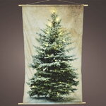 Светящаяся елка на стену Gaillard Beige 156*113 см, 71 теплая белая LED