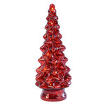 Новогодний светильник Елочка - Red Cone 39 см, 10 LED ламп, на батарейках