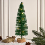 Декоративная светящаяся елка Green Taffy 30 см, на батарейках