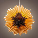 Светильник звезда из бумаги Solfrid 60 см, 6 теплых белых LED ламп, таймер, IP20