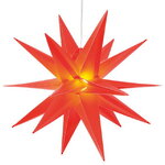 Подвесной светильник Звезда - Christmas in Prague 40 см, теплая белая LED подсветка, IP44
