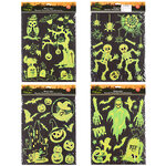 Набор светящихся наклеек на Хэллоуин Crazy Magic Spell 38*30 см, 4 шт