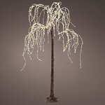 Светодиодное дерево Snowy Willow 150 см, 300 теплых белых микро LED ламп, IP44