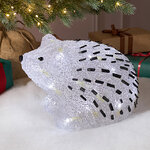 Светящаяся фигура Ежик 15 см, 24 LED лампы, IP44