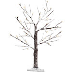 Светодиодное дерево Снежный Дуб 125 см, 48 теплых белых LED ламп, IP44