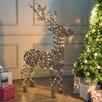 Светящийся олень Ардон 160 см, 400 теплых белых LED ламп, IP44