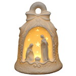 Декоративный светильник Рождественский Вертеп - Святая Ночь 22 см, теплые белые LED лампы, на батарейках