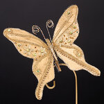 Елочная игрушка Бабочка Sinalunga 20 см, клипса