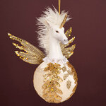 Винтажная елочная игрушка Лошадь Кендал: Лес Саксен 20 см