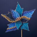 Искусственная пуансеттия Vello Fonse 25 см, клипса