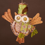 Елочная игрушка Филин Болвиллер - Earthly Owl 19 см