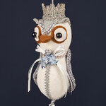 Елочная игрушка Сова Белинда: Winter Owl 17 см