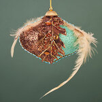 Винтажная елочная игрушка Луковка Bernate-Ticino 11 см