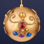 Винтажный елочный шар Balangero - Восточная Мелодия 7 см