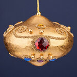 Елочная игрушка Луковка Барокко - Balangero 12 см