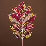 Декоративная ветка Эрлстон 39 см бургунди