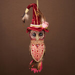 Елочная игрушка Сова Анжелина: Magic Masquerade 41 см