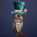 Елочная игрушка Филин Аланш: Magic Masquerade 29 см