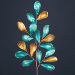 Декоративная ветка Salford Priors 80 см бирюзовая