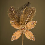 Декоративная ветка Sesto Fiorentino 47 см золотой