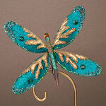 Елочная игрушка Бабочка Felinheli 18 см, клипса