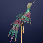 Елочная игрушка Птичка Мира: Певунья Ариэль 41 см, клипса