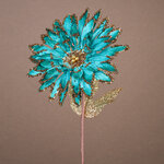 Декоративная ветка Sesto Kalende 45 см бирюзовый