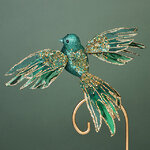 Елочная игрушка Птичка Шерни - Лес Саксен 23 см, клипса