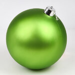 Пластиковый шар 30 см зеленый матовый