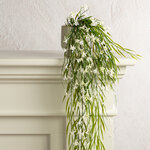 Подвесной искусственный цветок Pateley Bridge 69 см, белый