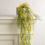 Подвесной искусственный цветок Pateley Bridge 69 см, желтый