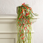 Подвесной искусственный цветок Pateley Bridge 69 см, красный