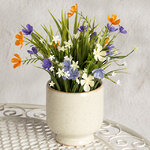 Искусственный цветок в горшке Mousehole - Цветочная Симфония 22 см