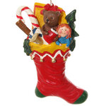Елочная игрушка Сапожок из Эльфийского магазинчика 13 см