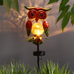 Садовый светильник на солнечной батарее Solar Owl 54 см, IP44, зеленый
